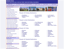 Tablet Screenshot of abbots-travel.co.uk